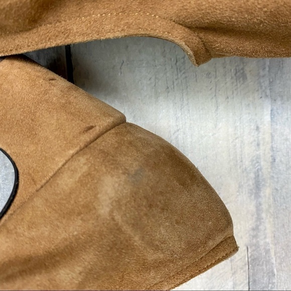 Jean Paul Barriol Accessorie camel suede block heel La size 39 - Picture 10 of 10